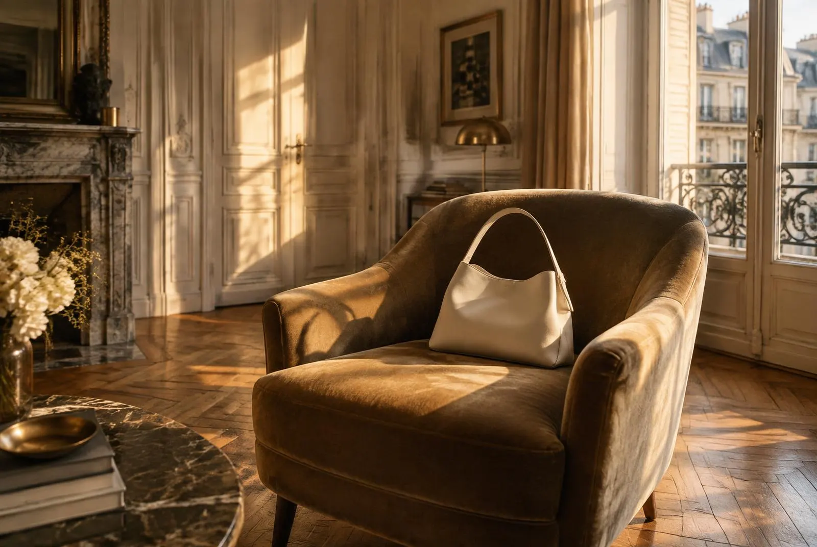 Appartement haussmannien et son parquet
